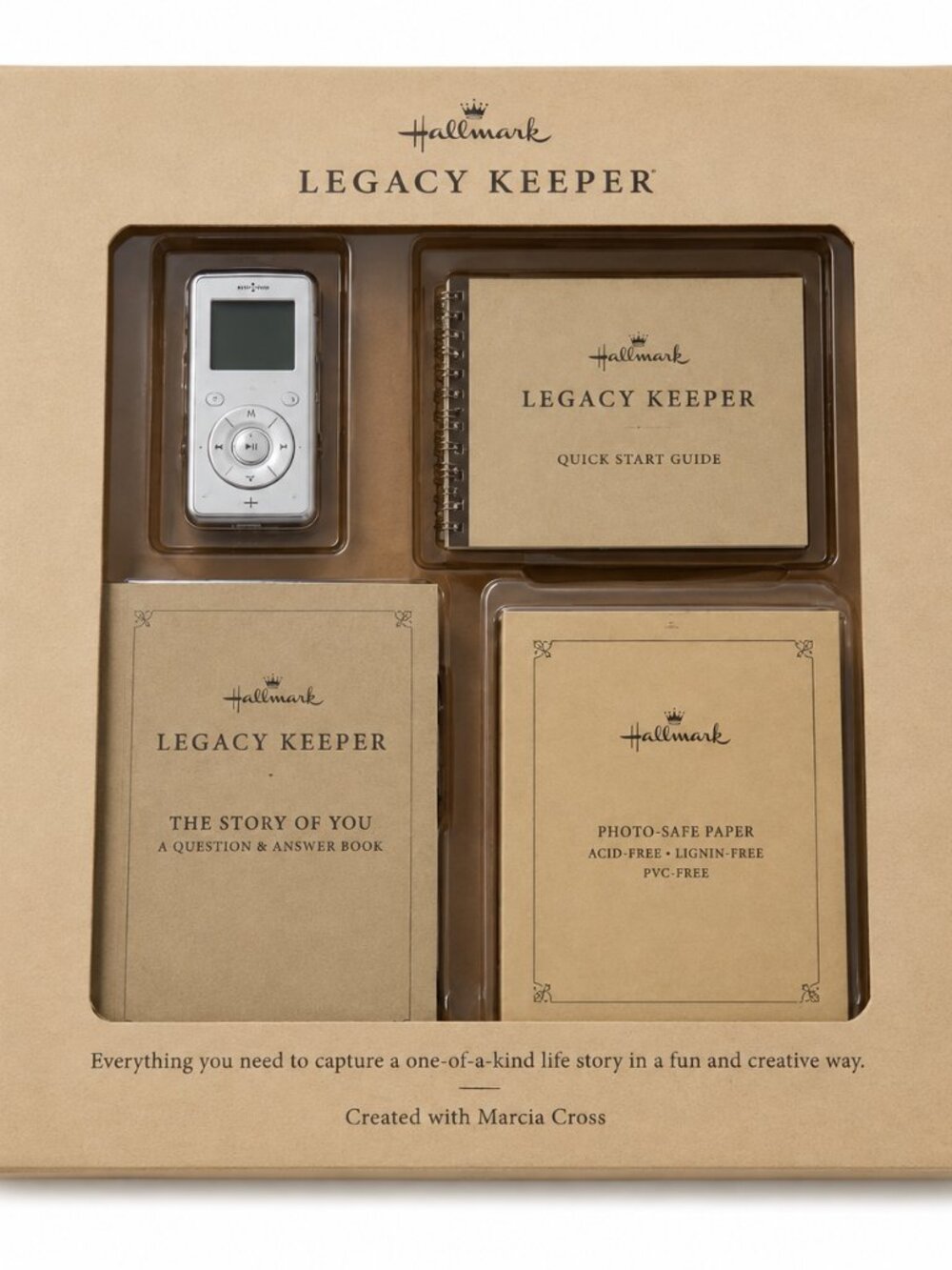 Hallmark Legacy Keeper Life Story Memory Book MP3 Recorder New - Picture 2 of 4